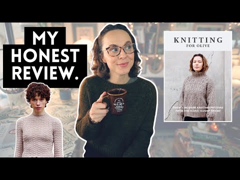 Knitting for Olive BOOK REVIEW and my top 6 favorite patterns. #knittingpodcast