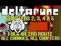 DELTARUNE ALL CHAPTERS WEIRD SNOWGRAVE ROUTE FULL PLAYTHROUGH No Commentary ALL CHANGES SO FAR