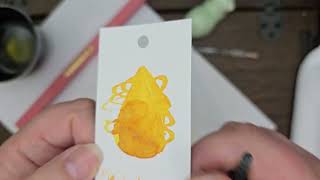 Plaited Gold Tress Ink Review Ferris Wheel Press Fountain Pen Ink