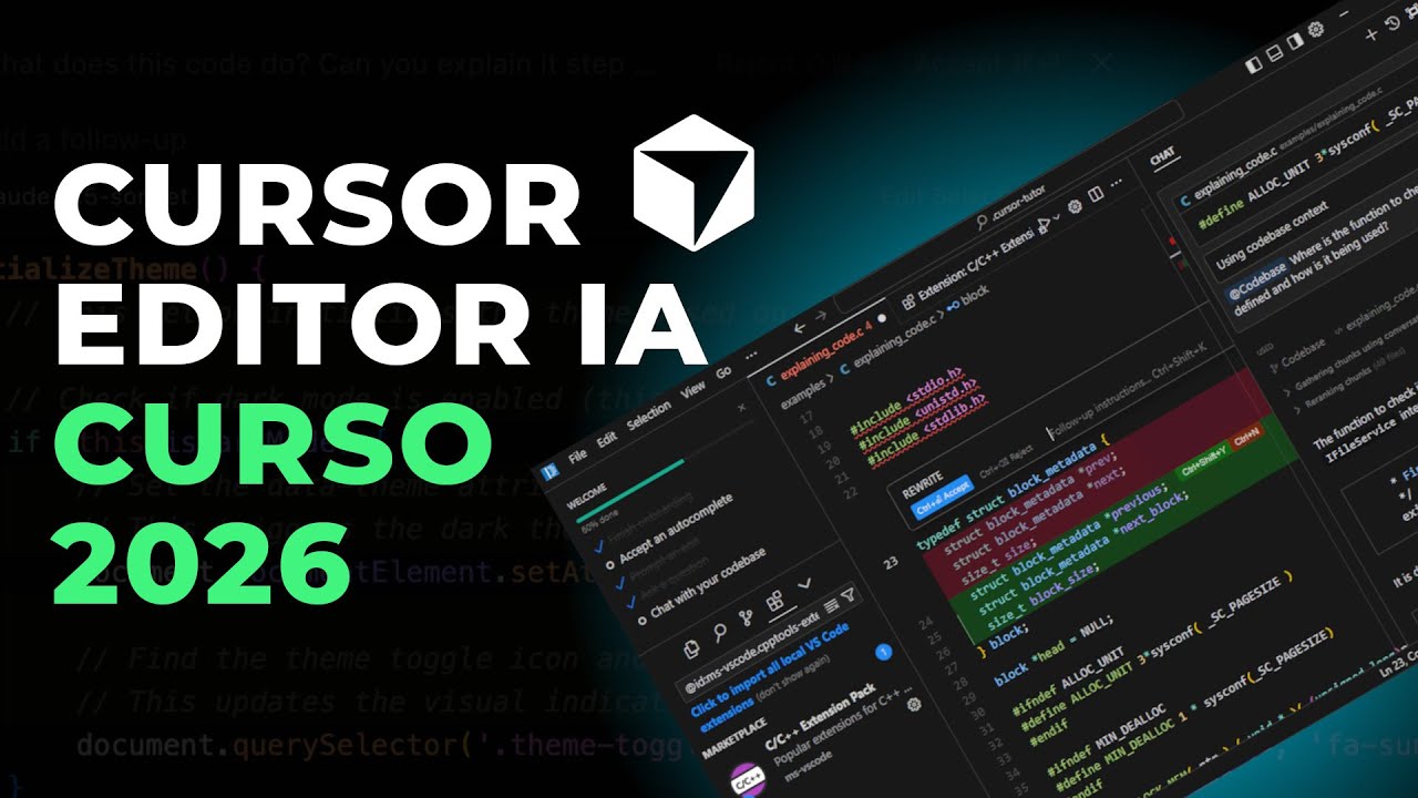 Cursor Course: AI Editor, Everything You Need to Know