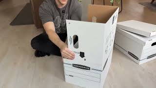 Warum Sie diese Bankers Boxes brauchen, Bankers Box 12er Pack Standard Duty File Storage Boxes