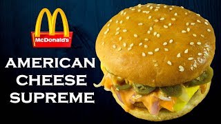 Make American Supreme Burger like McDonald's at home| McDonald's Habanero Sauce| Yummylicious