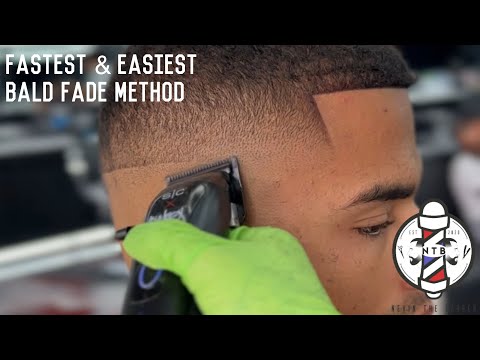 FASTEST & EASIEST BALD FADE METHOD