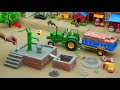 Diy Mini Tractor Hand Pump Construction Project Using Bricks Village Water Supply Topminigear