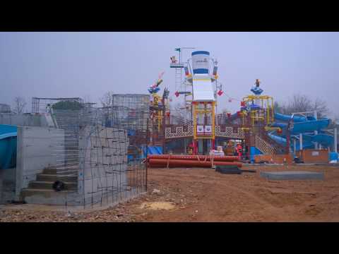 Bezoek aan bouwplaats Legoland WaterPark Gardaland (2020)