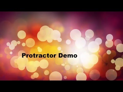 Protractor Angularjs Testing Framework Quick Demo