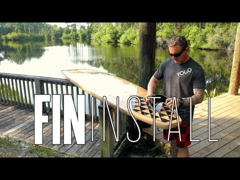 SUP Fin Install YOLO Board How To Videos thumbnail