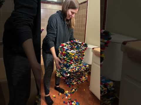 Destroying the Lego Toilet!