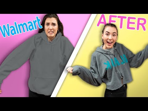 How To Make Walmart Clothes Trendy! Video