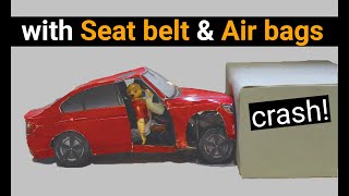 car safety awareness with a DIY crash test
