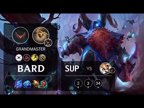 Bard Support vs Lux - KR Grandmaster Patch 12.3