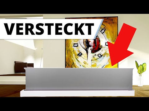 Hisense FloorUp 100 Zoll -  elektrische Laser TV Motorleinwand im Test!