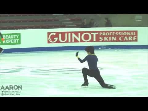 JGPF2016 20161208 OPEN PRACTICE - JUNHWAN CHA SP (FANCAM)