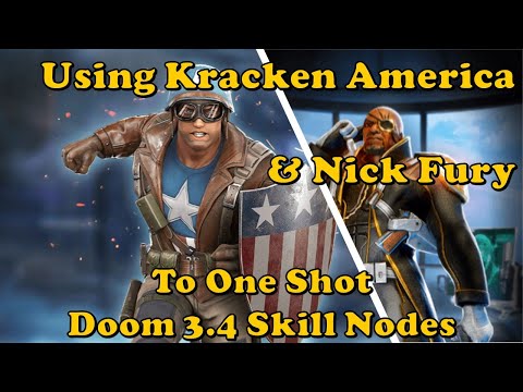 MSF - Using Nick Fury and Kracken America to One Shot Doom 3.4 Skill Nodes