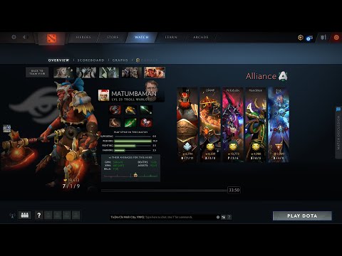 dota2carry Matumbaman Troll - Secret vs Alliance - WEPLAY