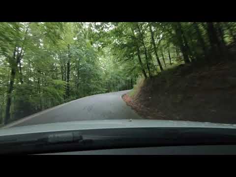 Driving In The Rain | Drive To Sljeme | Medvednica Zagreb | Drive On Cloudy & Rainy Day [1080p] ASMR