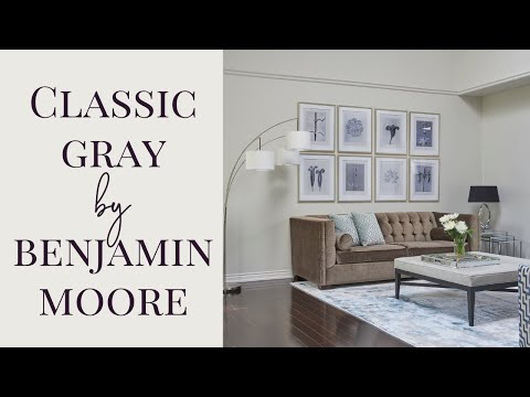 YouTube video about Classic Gray 1548 by Benjamin Moore