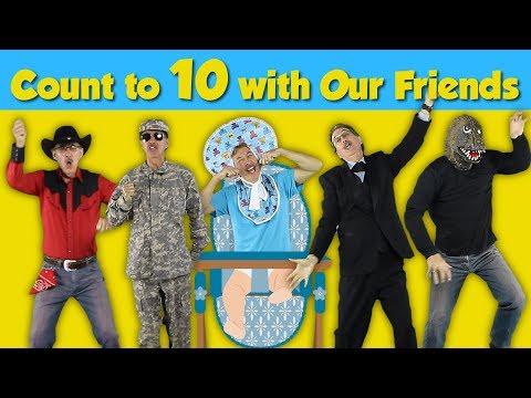 Count to 10 with Our Friends | Counting Song for Kids | Count to 10 by 1's | Jack Hartmann