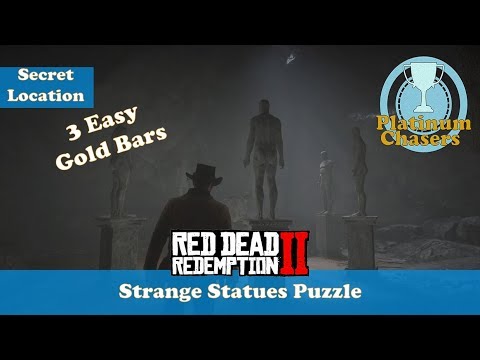 Strange Statues Puzzle (3 Easy Gold Bars) - Red Dead Redemption 2