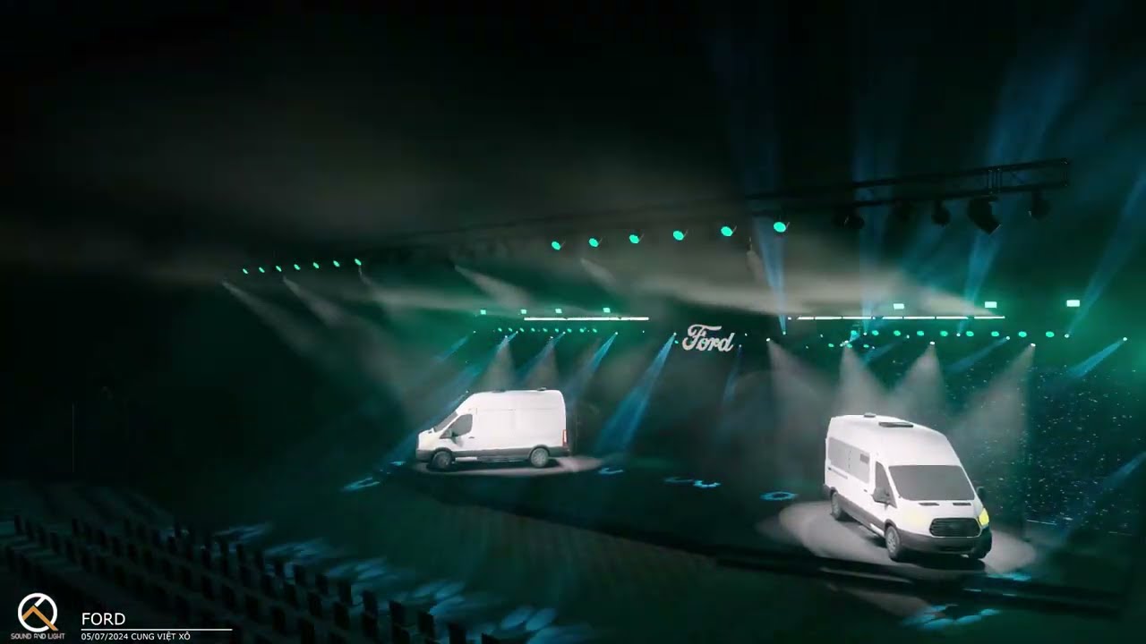 3D Lighting - Event Launching Ford Transit 2024