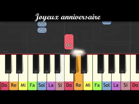 Piano pour enfants - Joyeux anniversaire