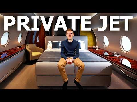 I Stayed Overnight on a PRIVATE JET