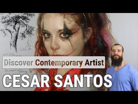 Cesar Santos: Exploring Contrast and Form in Figurative Art | Art & Artworks