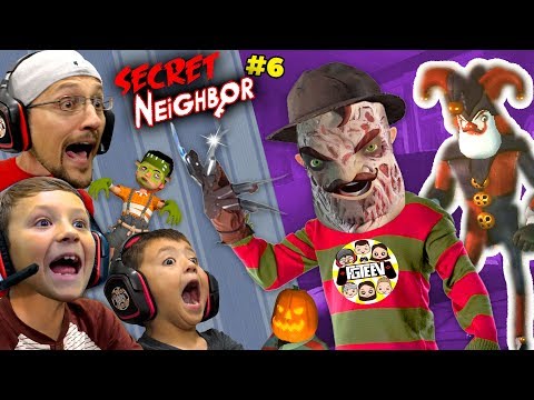 SECRET NEIGHBOR FREDDY KRUEGER is OVERPOWERED! (FGTeeV Hello Neighbor Escape w/ Chase #6)