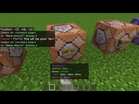 Rtpflik - How to make a custom scoreboard in Minecraft Bedrock