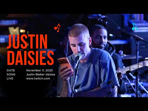 Justin Bieber - daisies live performance 2025