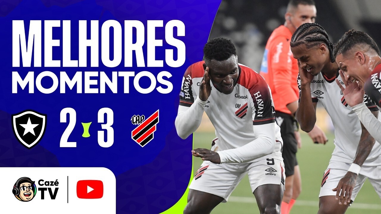 MELHORES MOMENTOS: BOTAFOGO 2 X 3 ATHLETICO-PR | BRASILEIRÃO 2026 | 24ª RODADA
