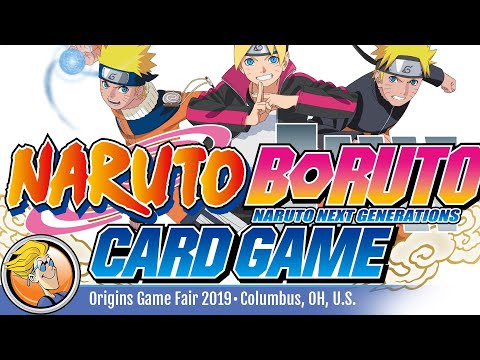 Naruto Boruto Card Game - game overview at Origins Game Fair 2019