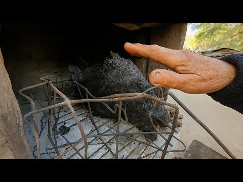 The EXTREME RITUAL that can only be experienced IN THE MOUNTAINS / Cow's head in a clay oven