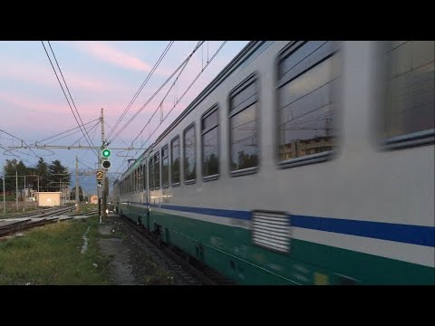 IC 561 IN PARTENZA CON IL TRAMONTO !