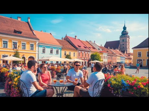 Discover the mystery of Sibiu ! Walking Through Magical Transylvania, 4K