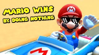 Mario Kart Tour - Mario wins by doing absolutely nothing