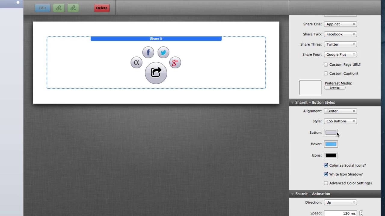 Share It Stack for RapidWeaver