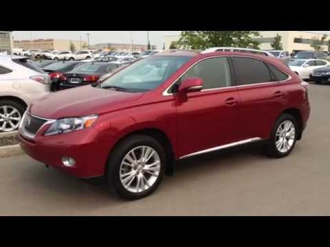 Lexus Certified Pre Owned 2011 RX 450h Hybrid in Red - Touring Package Review - Nisku, Alberta