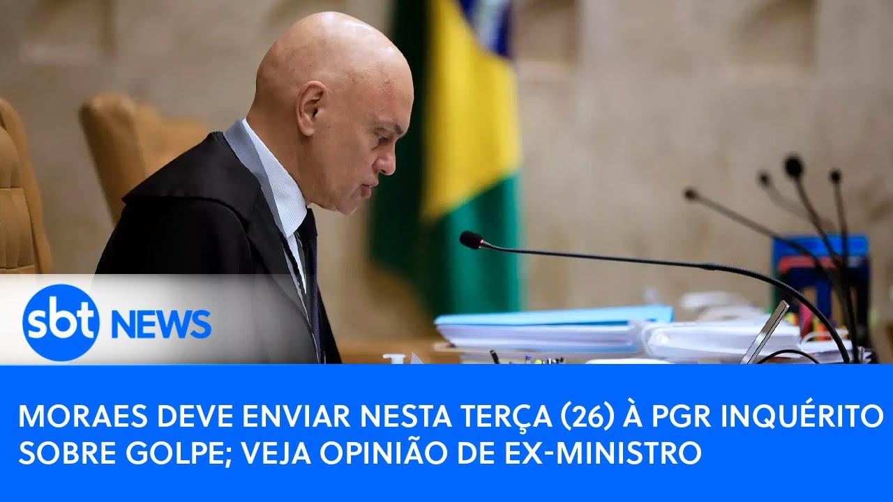 Moraes deve enviar nesta terça (26) à PGR inquérito sobre golpe; veja opinião de ex-ministro