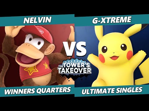 Towers Takeover 15 Winners Quarters - Nelvin (Diddy Kong) Vs. G-XTREME (Pikachu) SSBU Ultimate