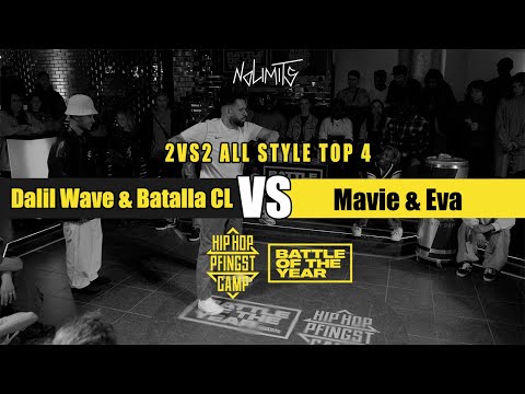 Dalil Wave & Batalla CL vs Mavie & Eva | ALL STYLE TOP4 | BOTY CE x HIPHOP PFINGSTCAMP 2023