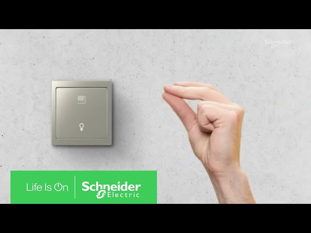 schneider electric Tryckknapp knx exxact mtn6185-0414