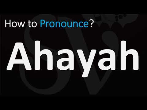 How to Pronounce Ahayah? (CORRECTLY)