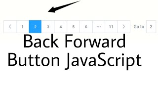 Browser Back And Forward Button Event javascript