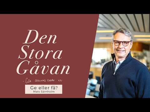 Adventsgudstjänst | Den stora gåvan -  Ge eller få? | Mats Särnholm