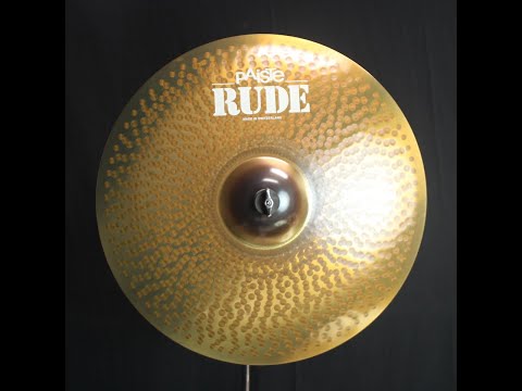 Immagine Paiste 20" Rude Ride Crash - 2357g (video demo) - 2