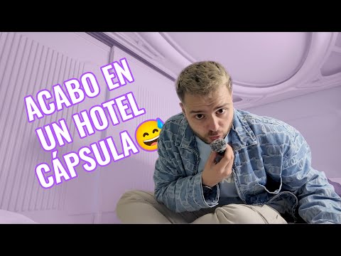 Acabo durmiendo en un hotel cápsula con Kikillo 😅