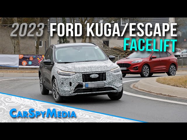  Fotos espía y video de la Ford Escape 2023: el crossover actualizado deja caer el camuflaje