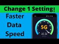 How to get Faster Mobile Data speed when you change a simple setting!! - Howotosolveit