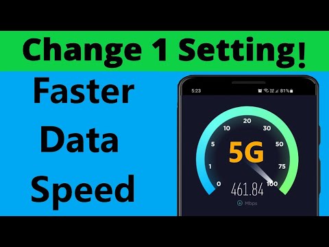 How to get Faster Mobile Data speed when you change a simple setting!! - Howotosolveit Video